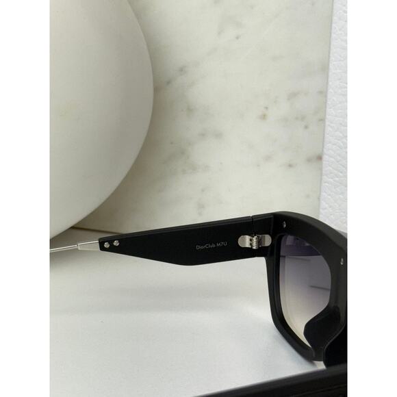 NEW Dior DiorClub M7U Shield Mask Sunglasses Black Mirror main image 7